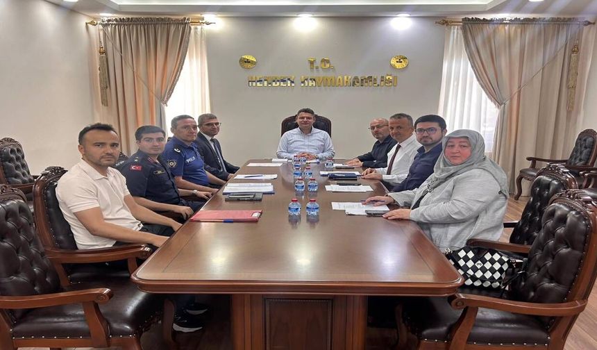 Hendek’te Yeni Eğitim Yılı Öncesi Güvenlik Zirvesi