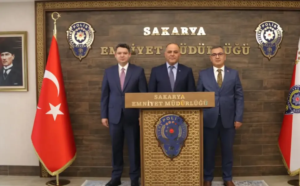 Hendek Kaymakamı Gökpınar’dan İl Emniyet Müdürü Saka’ya Hayırlı Olsun Ziyareti