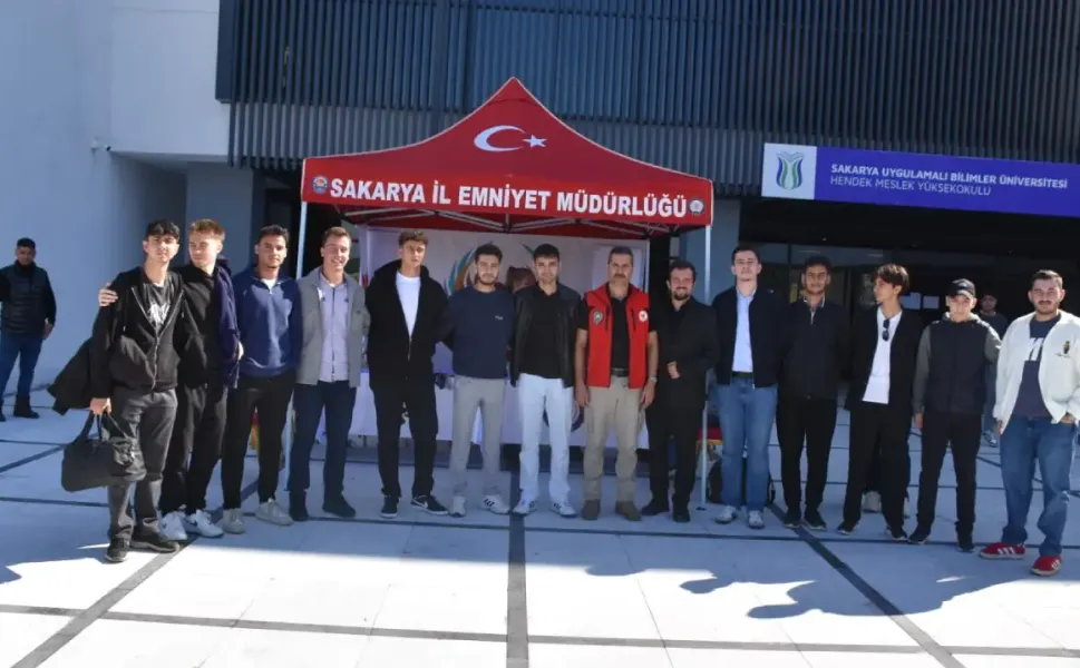 Hendek MYO’da TEM Şube Müdürlüğü bilgilendirmede bulundu