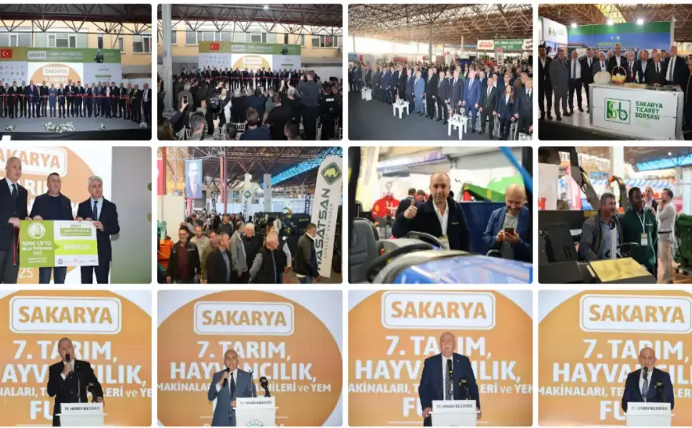 7. Sakarya Tarım ve Hayvancılık Fuarı Hendek'te Kapılarını Açtı