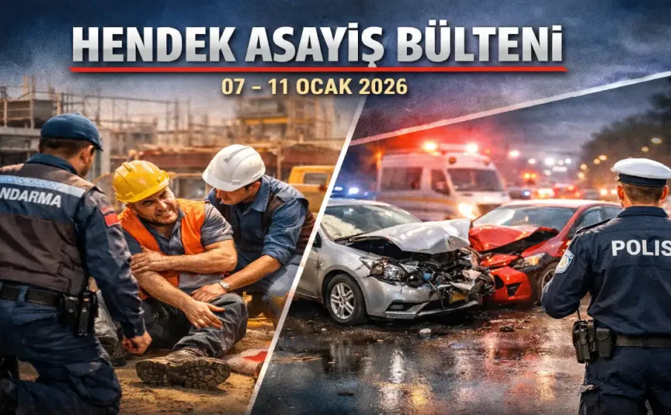 Hendek’te Trafik Kazaları: 1 Ölü, 8 Yaralı