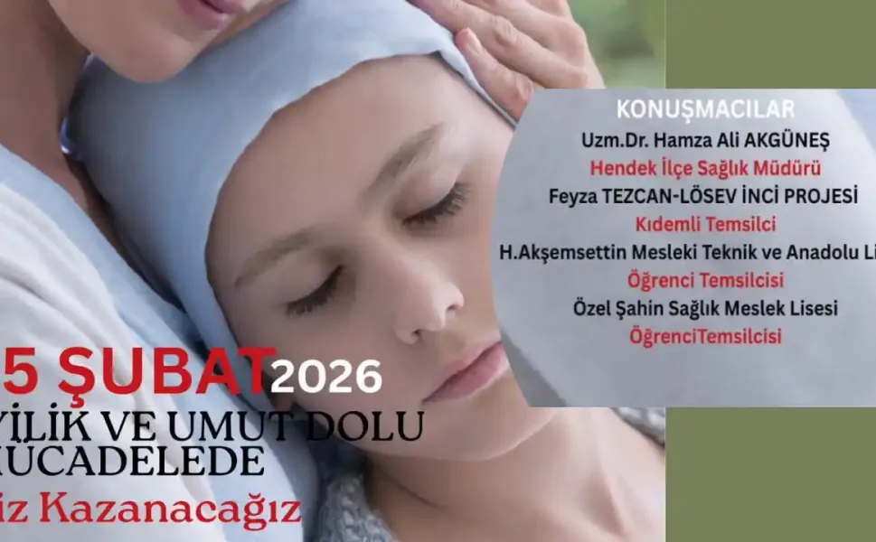 Hendek’te Çocukluk Çağı Kanserlerine Dikkat Çeken Konferans Düzenlenecek