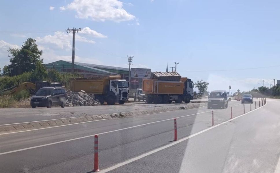 TEM Otoyolu Hendek Etabında Çalışmalar Sürüyor