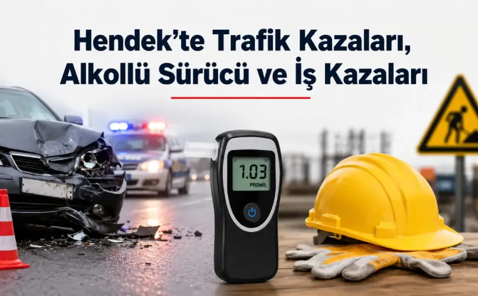 Hendek’te Trafik Kazaları, Alkollü Sürücü ve İş Kazaları