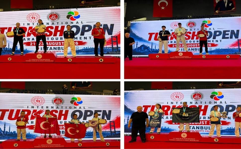 Hendekli Karatecilerden Turkish Open’da 7 Madalya