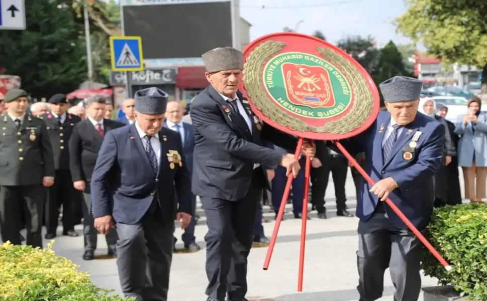 19 Eylül Gaziler Günü İçin Hendek’te Anma Töreni Düzenlendi