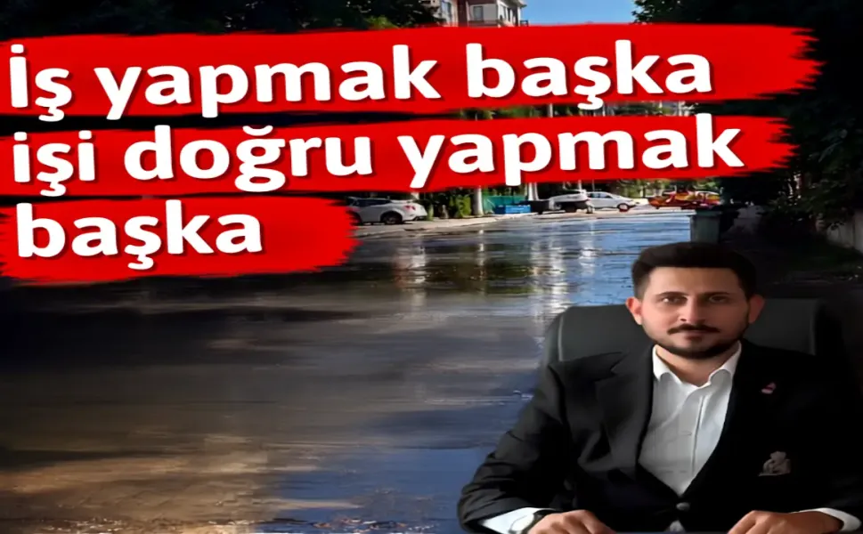 Zafer Partisi Hendek İlçe Başkanı Yunus Emre Uzun "İş Yapmak Başka İşi Doğru Yapmak Başka"