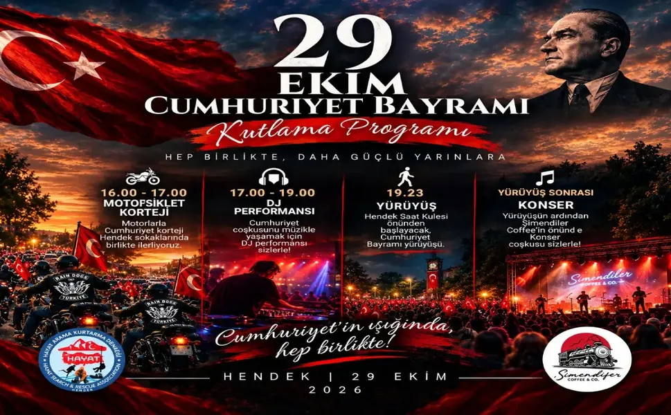 Hayat Arama Kurtarma’dan Hendek’te 29 Ekim Programı