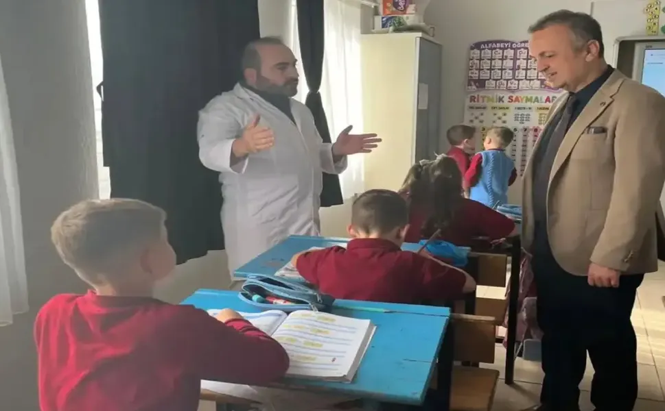 İlçe Milli Eğitim Müdürü Çekiçcioğlu Tuzak İlkokulu’nu Ziyaret Etti