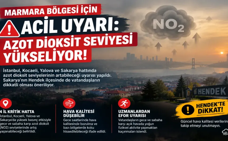 Marmara İçin Hava Kirliliği Uyarısı