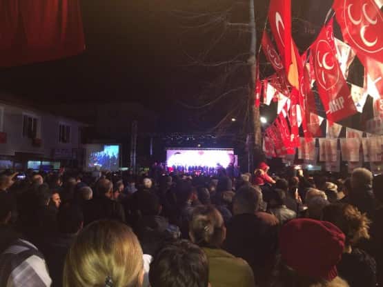 Devlet Bahçeli Hendek'te
