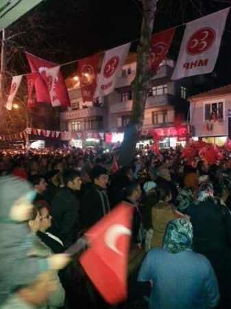 Devlet Bahçeli Hendek'teydi