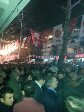 Devlet Bahçeli Hendek'teydi