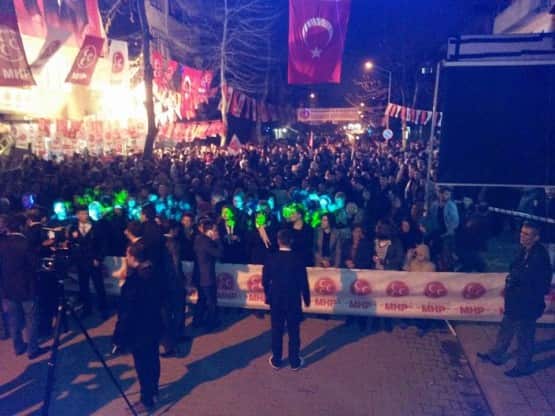 Devlet Bahçeli Hendek'teydi
