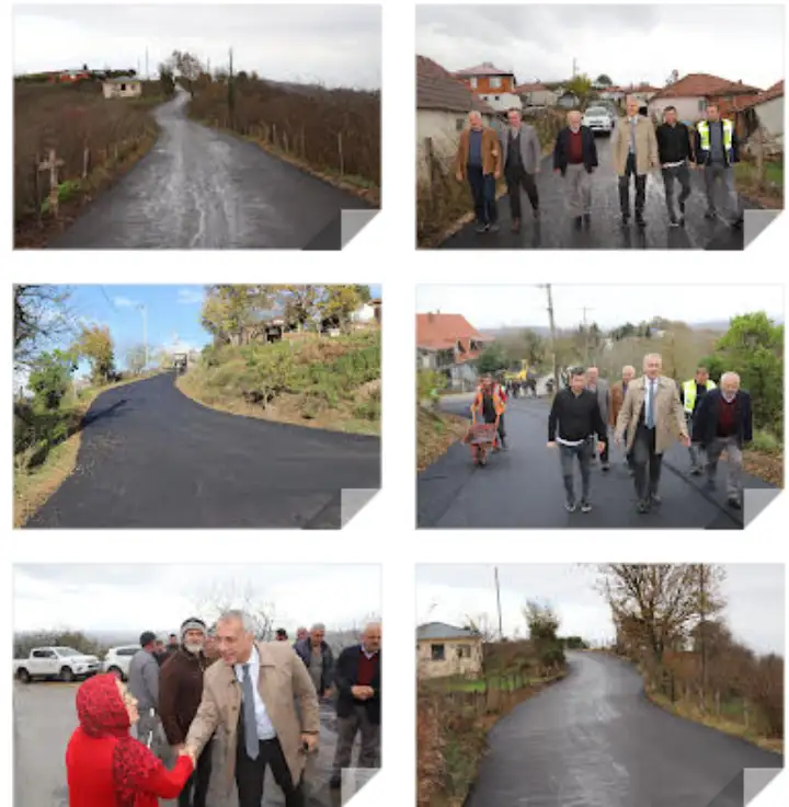 Hendek Dereköy Mahallesine sıcak asfalt serim çalışması gerçekleştirildi