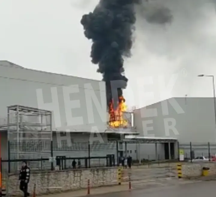 Hendek 2. OSB’de fabrikada yangın