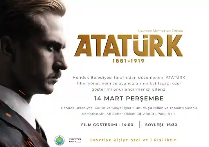 Atatürk filmi Hendek Gösterime çakacak