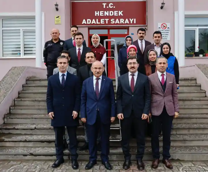 Vali Karadeniz, Hendek'te 2. OSB ve Adalet Sarayını ziyaret etti.