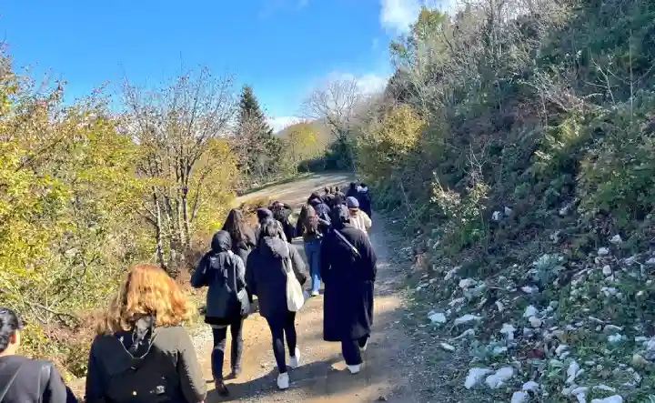 Cumhuriyet'in 101. Yılında Doğa Yürüyüşü Etkinliği gerçekleştirdiler