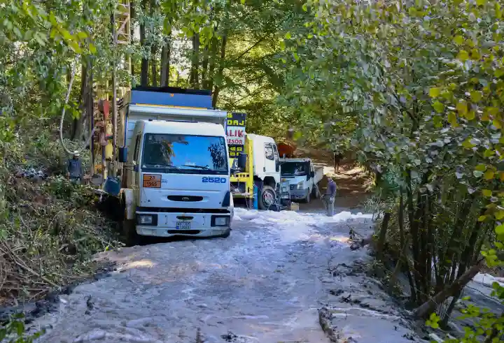 Hendek Yeşilvadi de Yeni Su Kaynağı Keşfedildi!