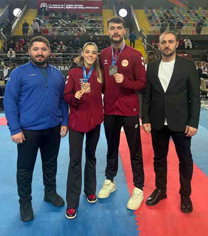 Hendek Karate Spor Kulübü’nden Trabzon’da Çifte Madalya Başarısı