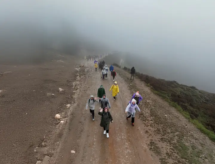 Dikmen Tepesi’nde 16 Kilometrelik Sonbahar Yürüyüşü yaptılar