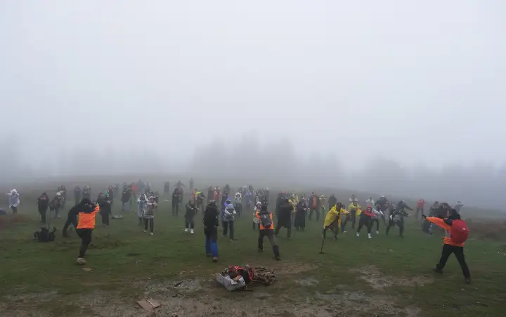 Dikmen Tepesi’nde 16 Kilometrelik Sonbahar Yürüyüşü yaptılar