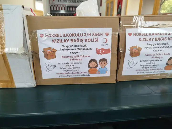 Hendek Noksel İlköğretim Öğrencilerinden Kızılay’a Anlamlı Ziyaret