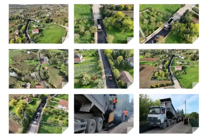 Hendek’te 7,5 Kilometrelik Grup Yolunun 2 Kilometrelik kısmı yenilendi