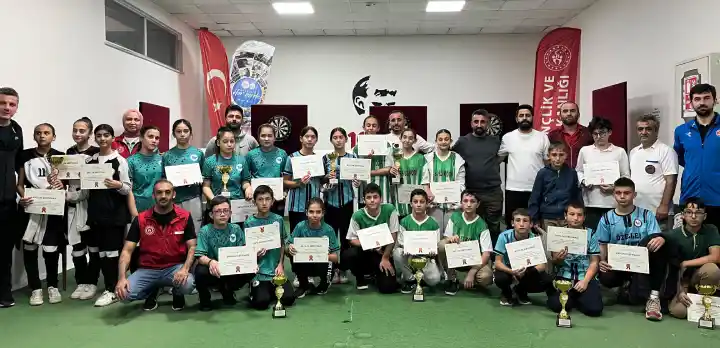 Hendek’te Okul Sporları Dart Müsabakaları Tamamlandı