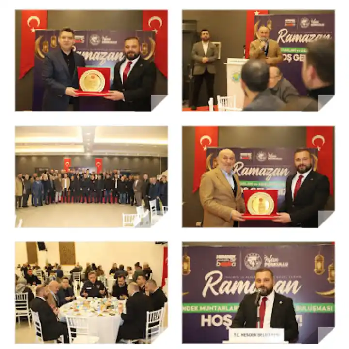 Hendek’te Muhtarlar ve Aileleri İftar Sofrasında Buluştu