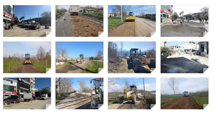 Hendek’te Yol ve Kaldırım Çalışmaları Sürüyor