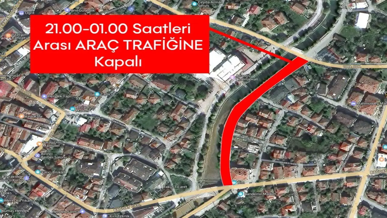 Hendek Belediyesi Mahmutbey Mahallesi Trafik Duzenlemesi
